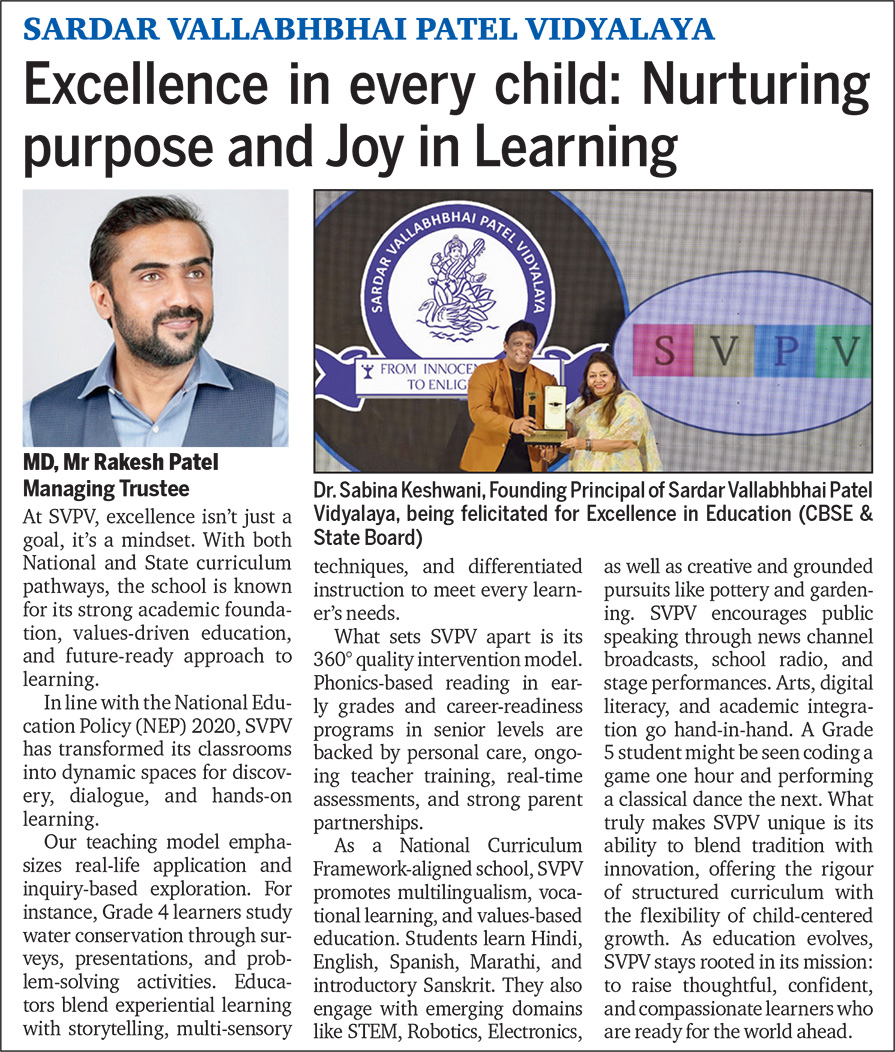 Mid-Day Education Icons Award